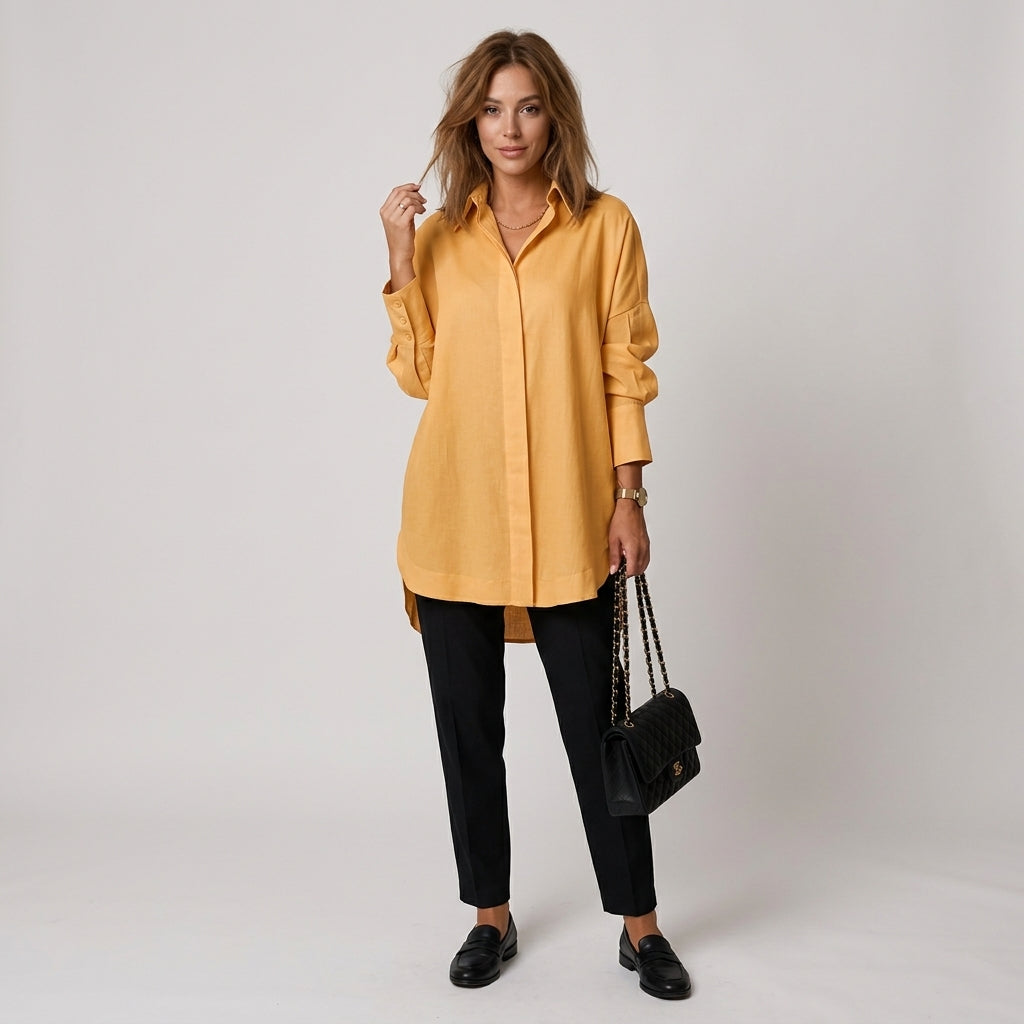 Chemise élégante à manches longues Lauren