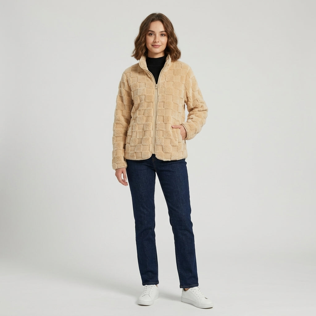 Veste zippée texturée Grimila