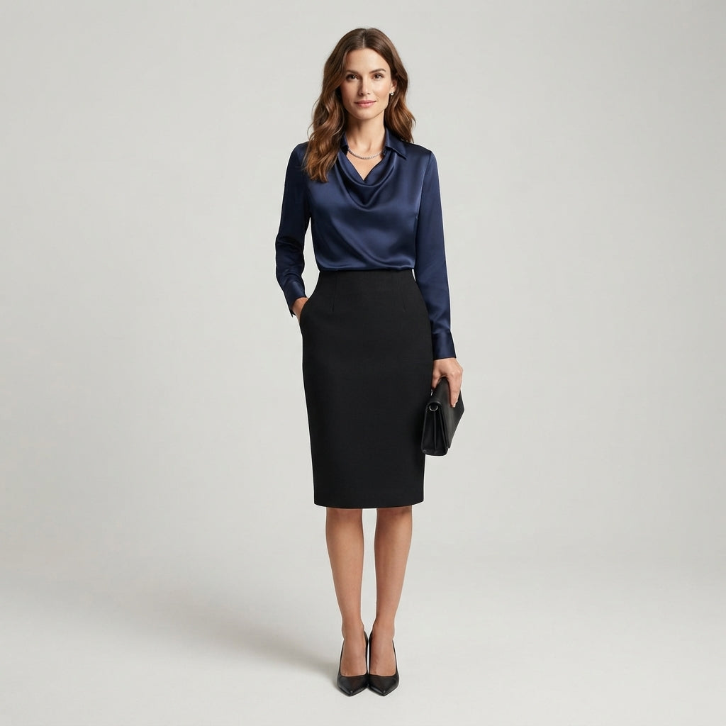 Chemise en jean à boutons et coupe décontractée