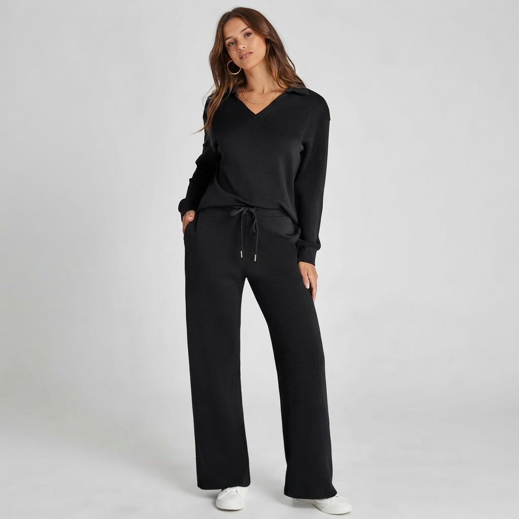 Ensemble Naya zippé à pantalon large
