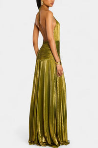 Robe longue asymétrique Verena