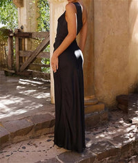 Robe de demoiselle d'honneur asymétrique en satin