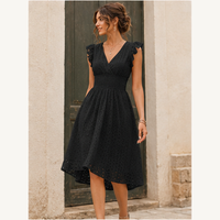 Robe d'été à œillets smockés