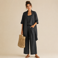 Juliette Three-Piece Linen Set