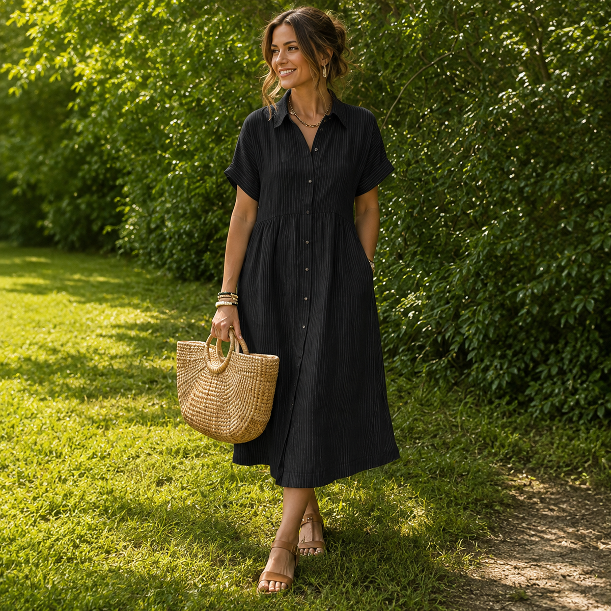 Robe longue fendue à épaules dénudées