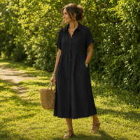 Robe longue fendue à épaules dénudées