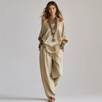 Ensemble blouse et palazzo bohème