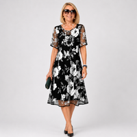 Yolanda floral chiffon dress
