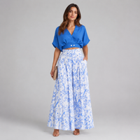 Two-piece printed pants set