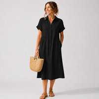 Robe longue fendue à épaules dénudées
