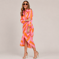 Robe midi d'été chic