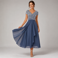 Robe midi à fleurs dégradées