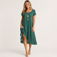Robe midi fluide d'été Eloria