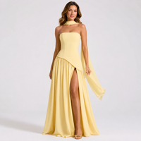 Robe longue bustier fendue Celestine