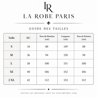 Robe longue asymétrique Verena