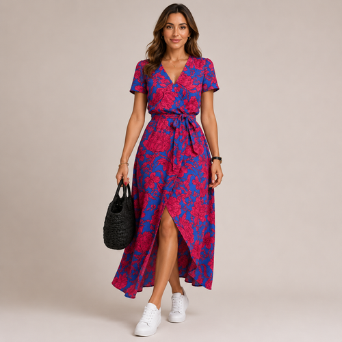 Robe Maxi Coupe Décontractée Elara