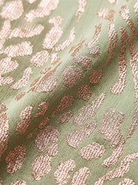 Robe midi à col en V et nœud torsadé