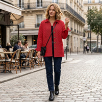Veste longue matelassée Faith