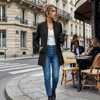 Veste mi-saison élégante et ajustée