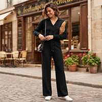 Ensemble Naya zippé à pantalon large