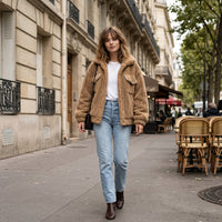 Veste en peluche douce Elina