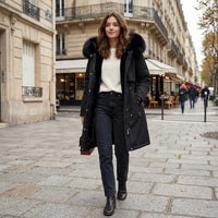 Manteau d'hiver imperméable et isolant