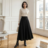 Jupe longue plissée Quinne