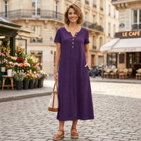 Robe midi boutonnée Zara