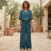 Ensemble Jonah à col en V et pantalon large