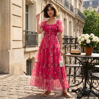 Robe midi Floral Empire
