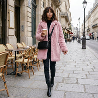 Manteau d'hiver Elina effet mouton