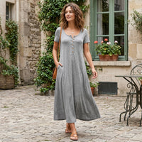 Robe midi boutonnée Zara