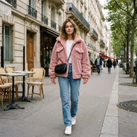 Veste en peluche douce Elina