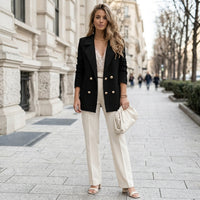 Blazer Vivienne à la coupe ajustée et raffinée