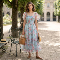 Robe midi Floral Empire