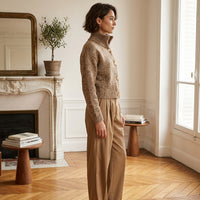 Veste courte en laine Adeline