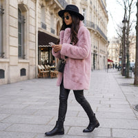 Manteau d'hiver Elina effet mouton
