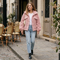 Veste en peluche douce Elina