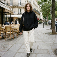 Pull en maille à col roulé oversize