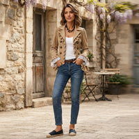 Gilet boutonné doux et coloré