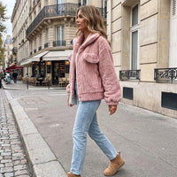 Veste en peluche douce Elina
