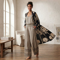 Ensemble kimono palazzo hippie