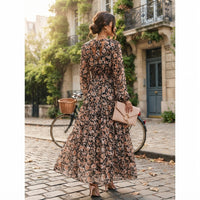 Robe midi d'été Joan à col V