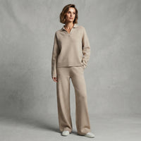 Ensemble polo en maille oversize