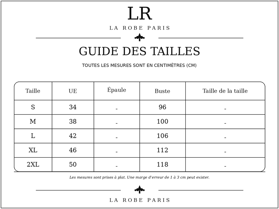 Size guide
