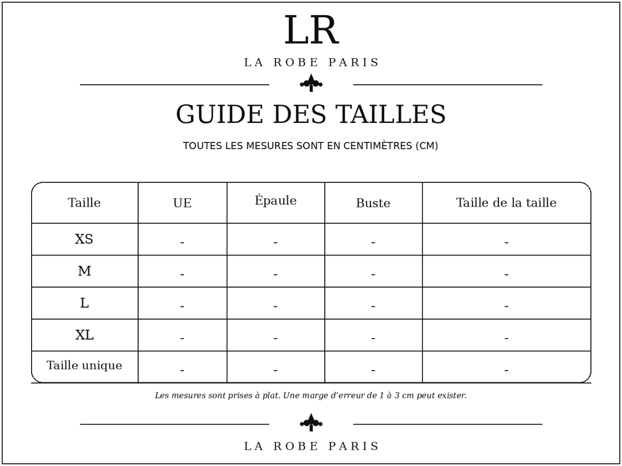 Size guide