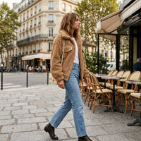 Veste en peluche douce Elina