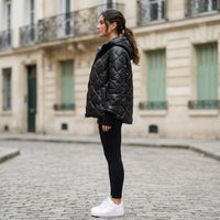 Veste matelassée Nadia couleur bordeaux