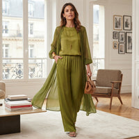 Ensemble Myxella trois pièces à jambes larges