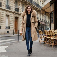 Manteau d'hiver imperméable et isolant